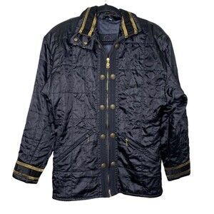 Bogner Black Ski Jacket with Gold Trim